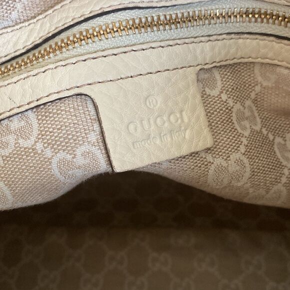 Authentic Gucci Diana XL Leather Bag Bamboo Handle & Leather Shoulder Strap - Picture 14 of 15